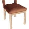 Meridian Furniture Conrad Cognac Velvet Dining Chair