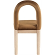 Meridian Furniture Conrad Saddle Velvet Dining Chair