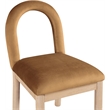 Meridian Furniture Conrad Saddle Velvet Dining Chair