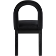Meridian Furniture Conrad Black Velvet Dining Chair