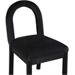 Meridian Furniture Conrad Black Velvet Dining Chair