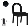 Meridian Furniture Conrad Black Velvet Dining Chair