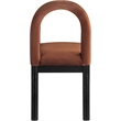 Meridian Furniture Conrad Cognac Velvet Dining Chair