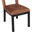 Meridian Furniture Conrad Cognac Velvet Dining Chair