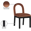 Meridian Furniture Conrad Cognac Velvet Dining Chair