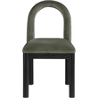 Meridian Furniture Conrad Green Velvet Dining Chair