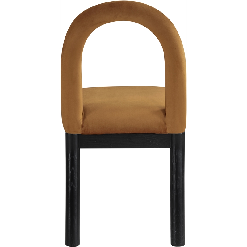 Meridian Furniture Conrad Saddle Velvet Dining Chair