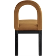 Meridian Furniture Conrad Saddle Velvet Dining Chair