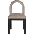 Meridian Furniture Conrad Taupe Velvet Dining Chair