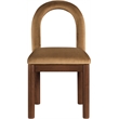 Meridian Furniture Conrad Saddle Velvet Dining Chair