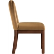 Meridian Furniture Conrad Saddle Velvet Dining Chair