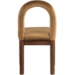Meridian Furniture Conrad Saddle Velvet Dining Chair