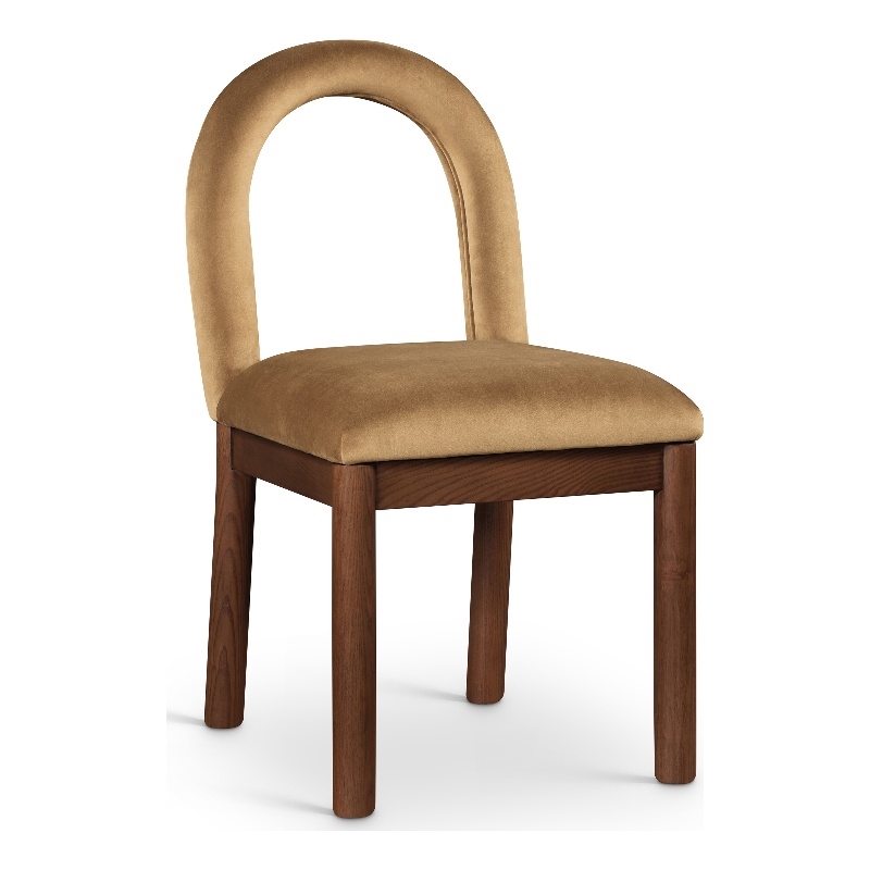 Meridian Furniture Conrad Saddle Velvet Dining Chair
