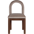 Meridian Furniture Conrad Taupe Velvet Dining Chair