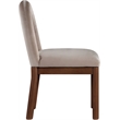 Meridian Furniture Conrad Taupe Velvet Dining Chair