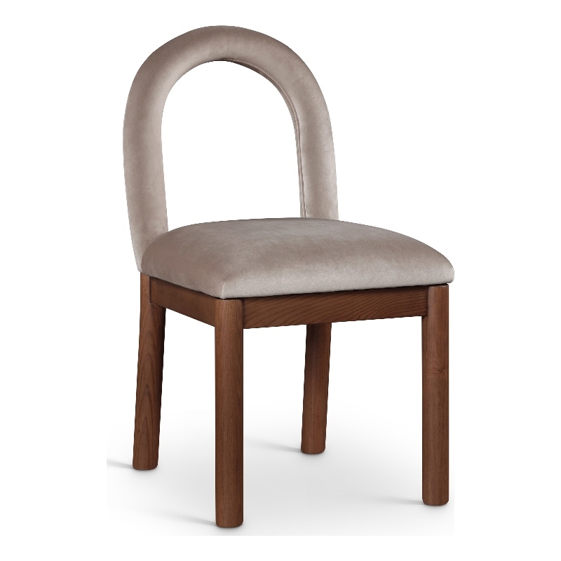 Meridian Furniture Conrad Taupe Velvet Dining Chair