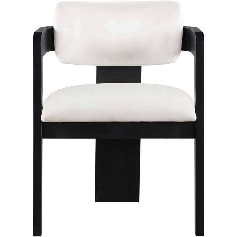 Meridian Furniture Sacha Cream Velvet Dining Chair (Set of 2)