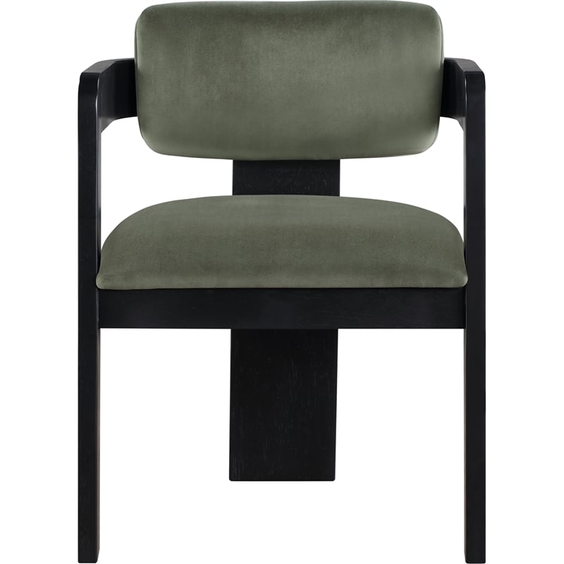 Meridian Furniture Sacha Green Velvet Dining Chair (Set of 2)