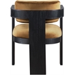 Meridian Furniture Sacha Saddle Velvet Dining Chair (Set of 2)