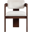 Meridian Furniture Sacha Cream Velvet Dining Chair (Set of 2)