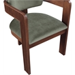 Meridian Furniture Sacha Green Velvet Dining Chair (Set of 2)