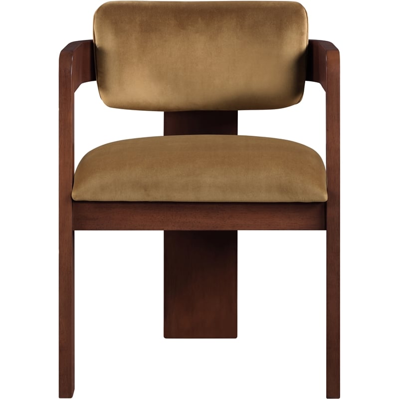 Meridian Furniture Sacha Saddle Velvet Dining Chair (Set of 2)