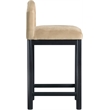Meridian Furniture Conrad Beige Velvet Counter Stool