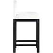 Meridian Furniture Conrad Cream Velvet Counter Stool