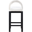 Meridian Furniture Conrad Cream Velvet Counter Stool