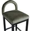 Meridian Furniture Conrad Green Velvet Counter Stool
