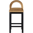Meridian Furniture Conrad Saddle Velvet Counter Stool