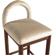 Meridian Furniture Conrad Beige Velvet Counter Stool