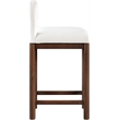 Meridian Furniture Conrad Cream Velvet Counter Stool