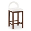 Meridian Furniture Conrad Cream Velvet Counter Stool
