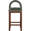Meridian Furniture Conrad Green Velvet Counter Stool