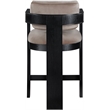 Meridian Furniture Sacha Taupe Velvet Stool