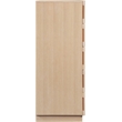 Meridian Furniture Weave Natural Oak Veneer Chest