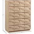 Meridian Furniture Weave Natural Oak Veneer Chest