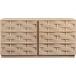 Meridian Furniture Weave Natural Oak Veneer Dresser