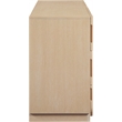 Meridian Furniture Weave Natural Oak Veneer Dresser