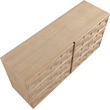 Meridian Furniture Weave Natural Oak Veneer Dresser