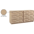 Meridian Furniture Weave Natural Oak Veneer Dresser