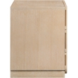 Meridian Furniture Scallop Natural Oak Veneer Night Stand