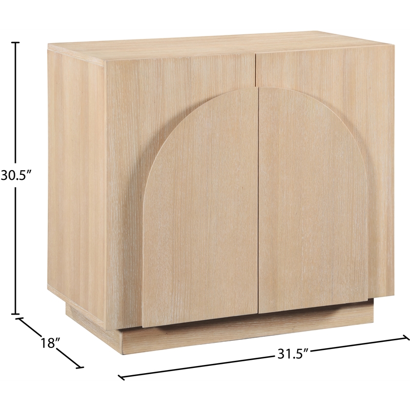 Meridian Furniture Navona Natural Oak Veneer Sideboard/Buffet