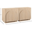 Meridian Furniture Navona Natural Oak Veneer Sideboard/Buffet