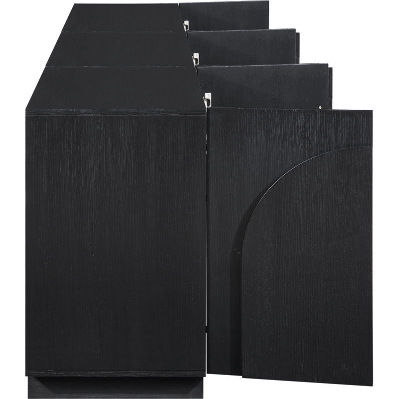 Meridian Furniture Navona Black Oak Veneer Sideboard/Buffet