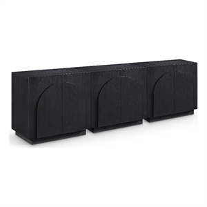 Meridian Furniture Navona Black Oak Veneer Sideboard/Buffet
