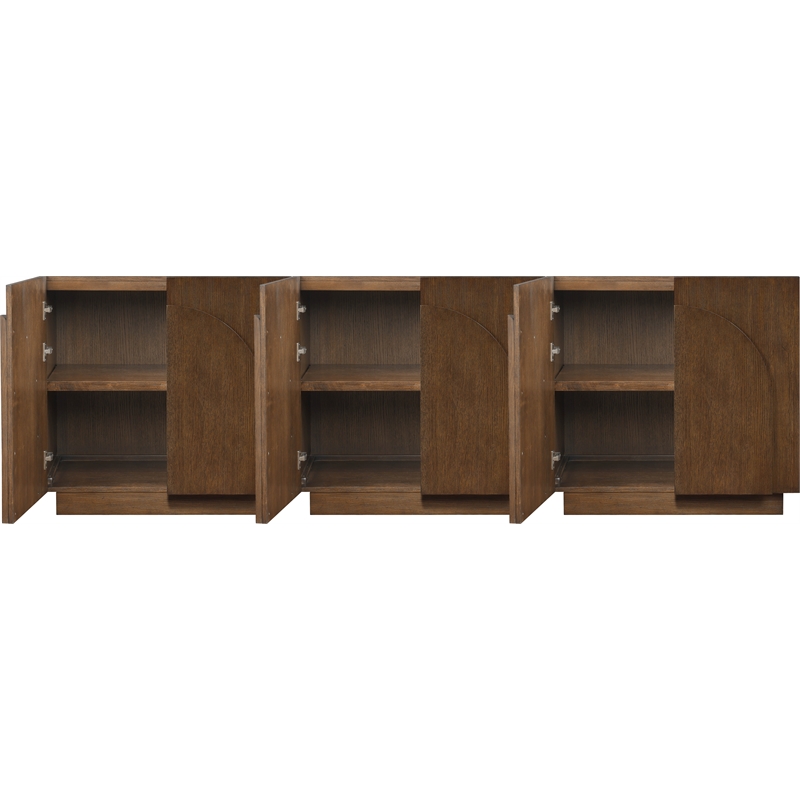 Meridian Furniture Navona Brown Oak Veneer Sideboard/Buffet