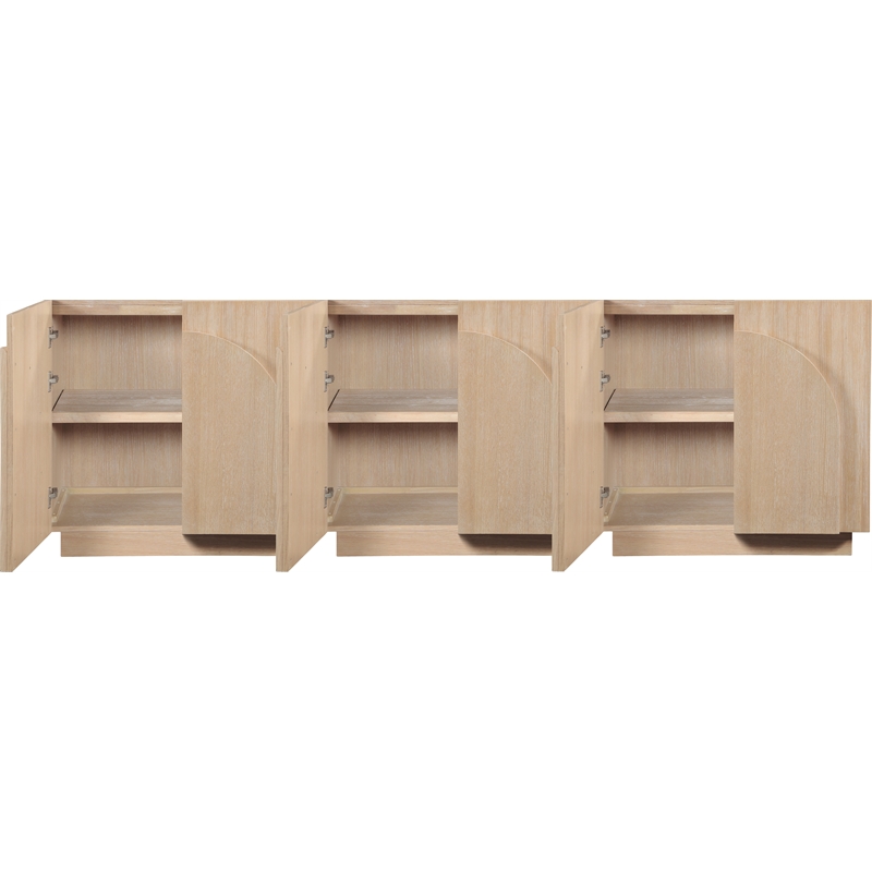 Meridian Furniture Navona Natural Oak Veneer Sideboard/Buffet
