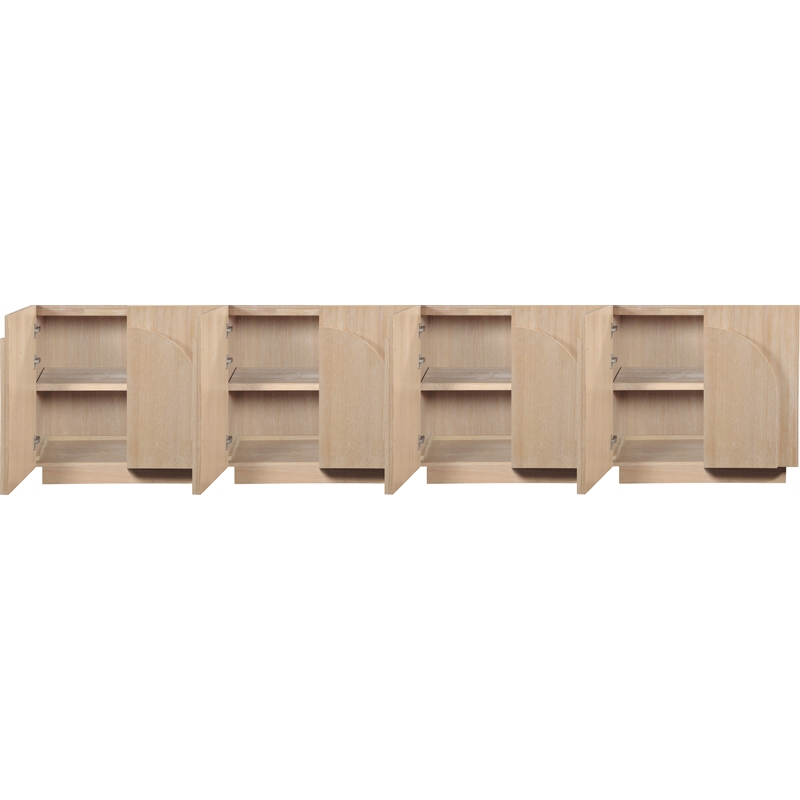 Meridian Furniture Navona Natural Oak Veneer Sideboard/Buffet